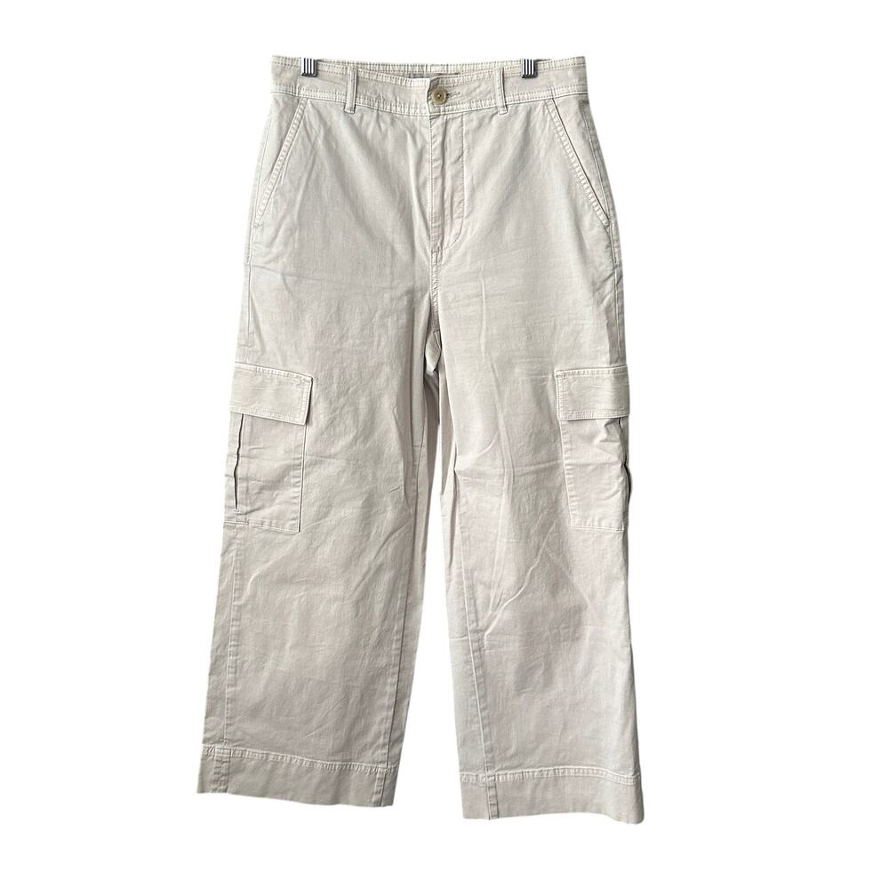 Everlane Crop Cargo Khaki Pants Womens Size 6 NWOT